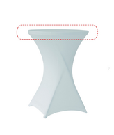 Stretch prt (samo kapica) BEL za mizo COCKTAIL 80 ZOWN - 4720